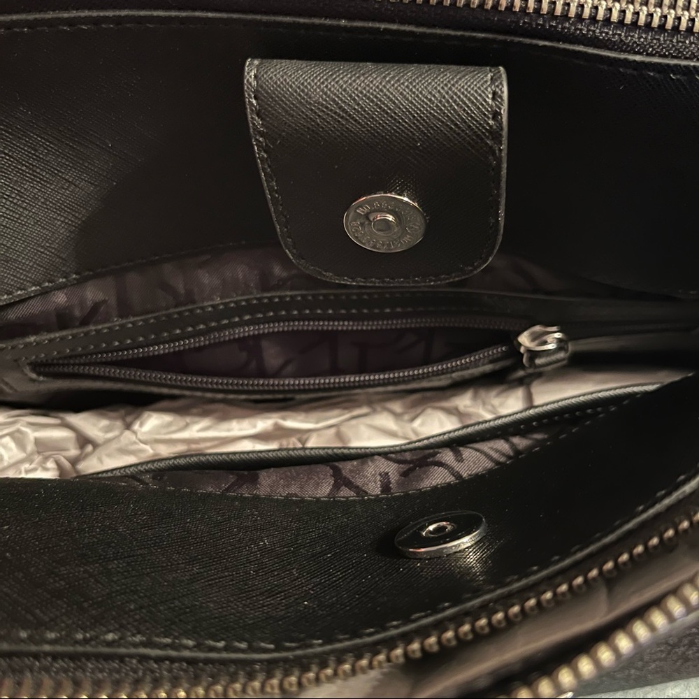 NWT Black and Silver Calvin Klein Purse - Picture 8 of 10
